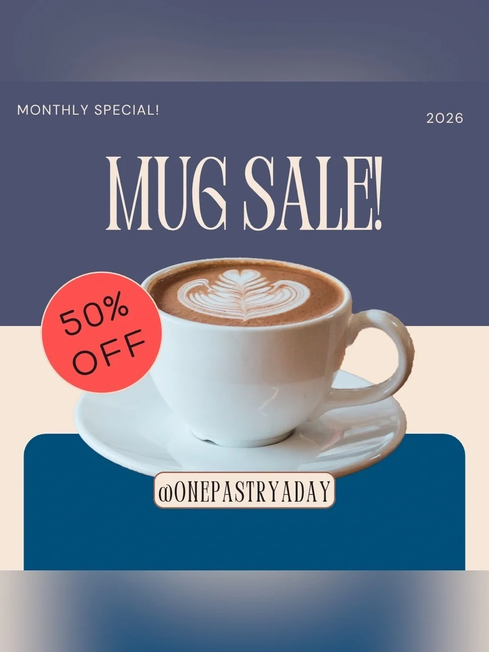 ☕️ SEPTEMBER SPECIAL! Get 50% Off ALL Mugs!! ☕️😋